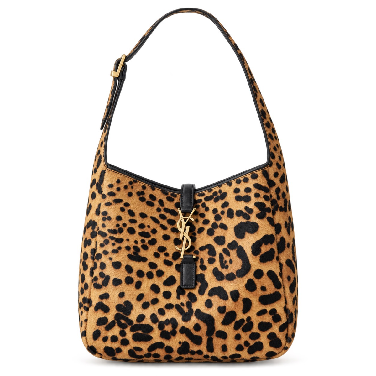 Saint Laurent YSL Le 5 à 7 Hobo – Leopard Gold