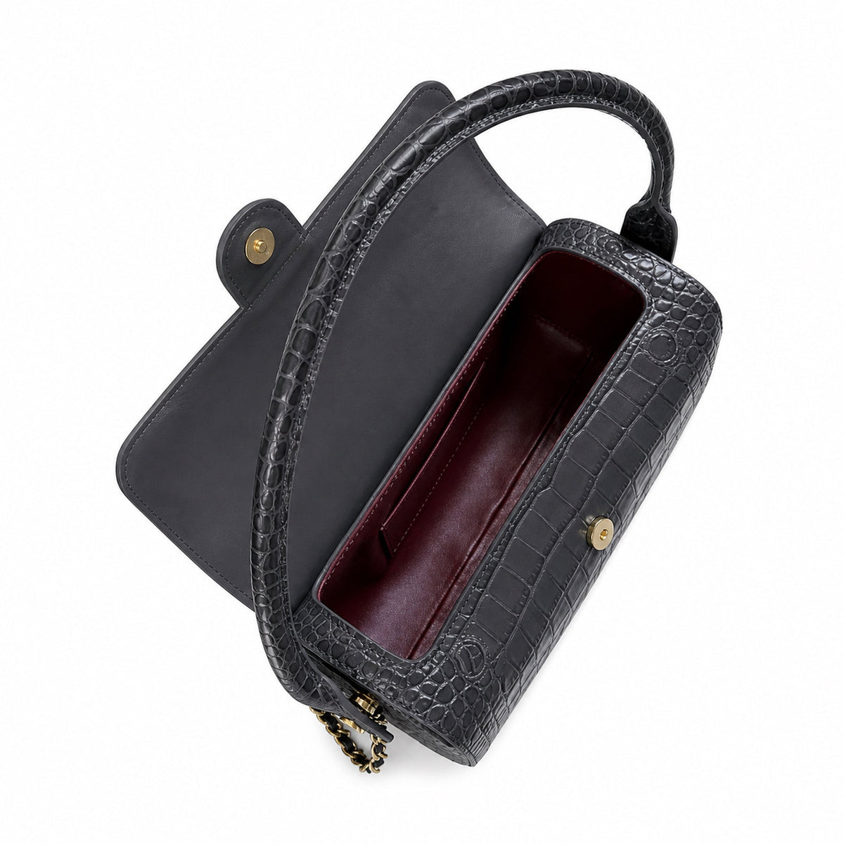 Chanel CC Quilted Top Handle Bag | Detachable Chain & Gold — 23cm