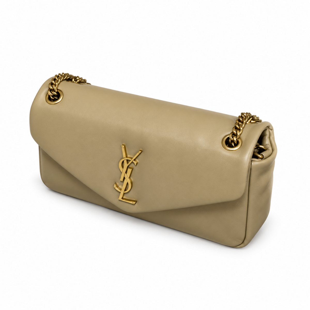 YSL Saint Laurent Calypso Bag – Sand