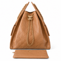 Chanel Quilted Leather Large Travel Shoulder Tote