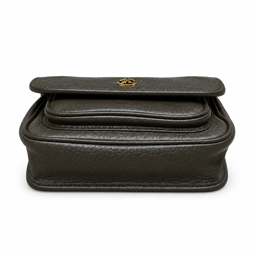 Saint Laurent Niki Medium Top Handle Bag in Dark Khaki