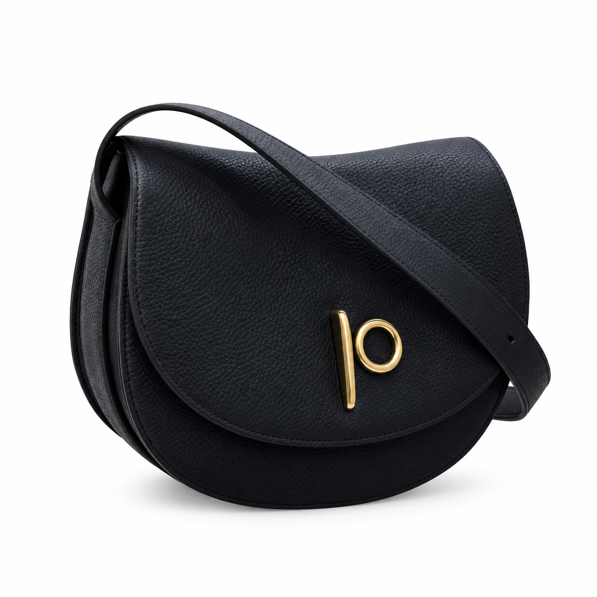 Burberry Arc Black Leather Crossbody Bag