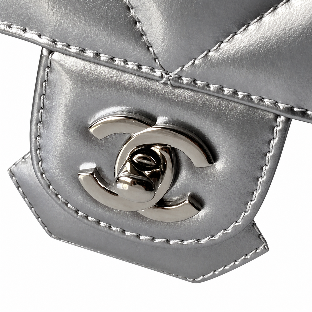 Chanel Classic Quilted Wallet on Chain WOC | CC Turn-Lock Chain Strap — 18cm