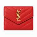 YSL Saint Laurent Monogramme Small Wallet – Red