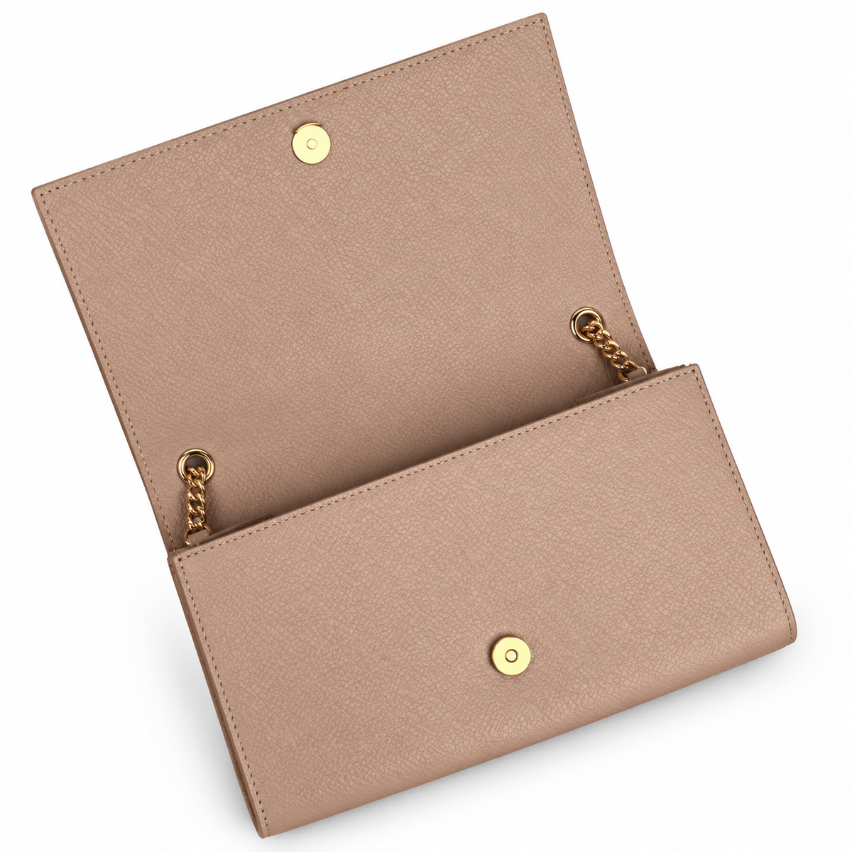 YSL Kate Chain Wallet Bag – Nude Pink Leather