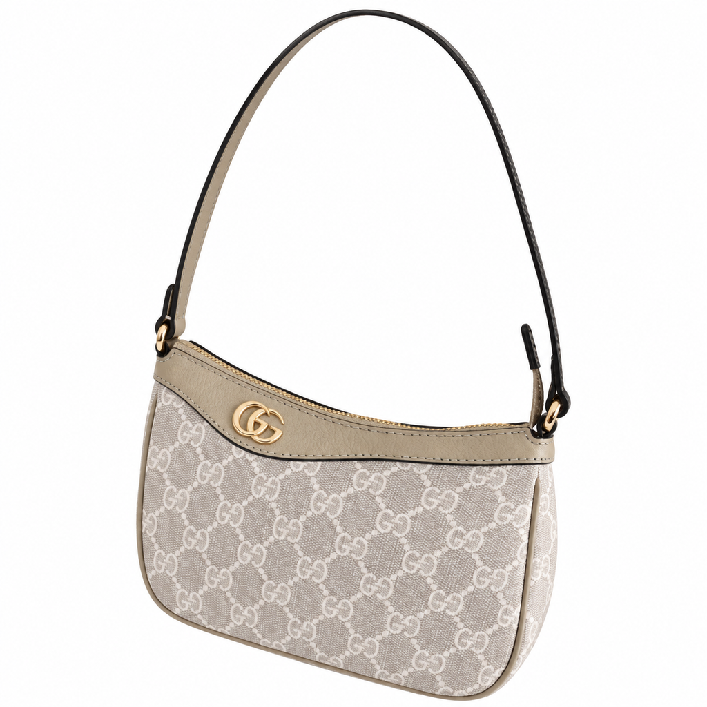 Gucci Ophidia GG Supreme Small Handbag White