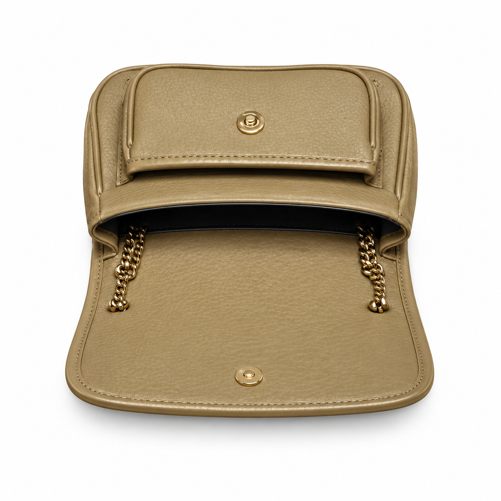 Saint Laurent Niki Medium Top Handle Bag in Khaki