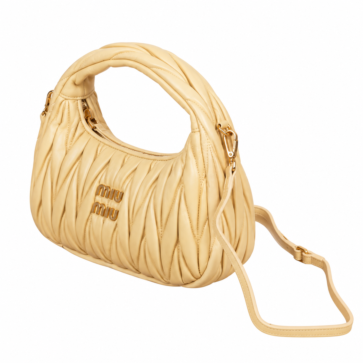 Miu Miu Leather Shoulder Bag 20×23×6 cm
