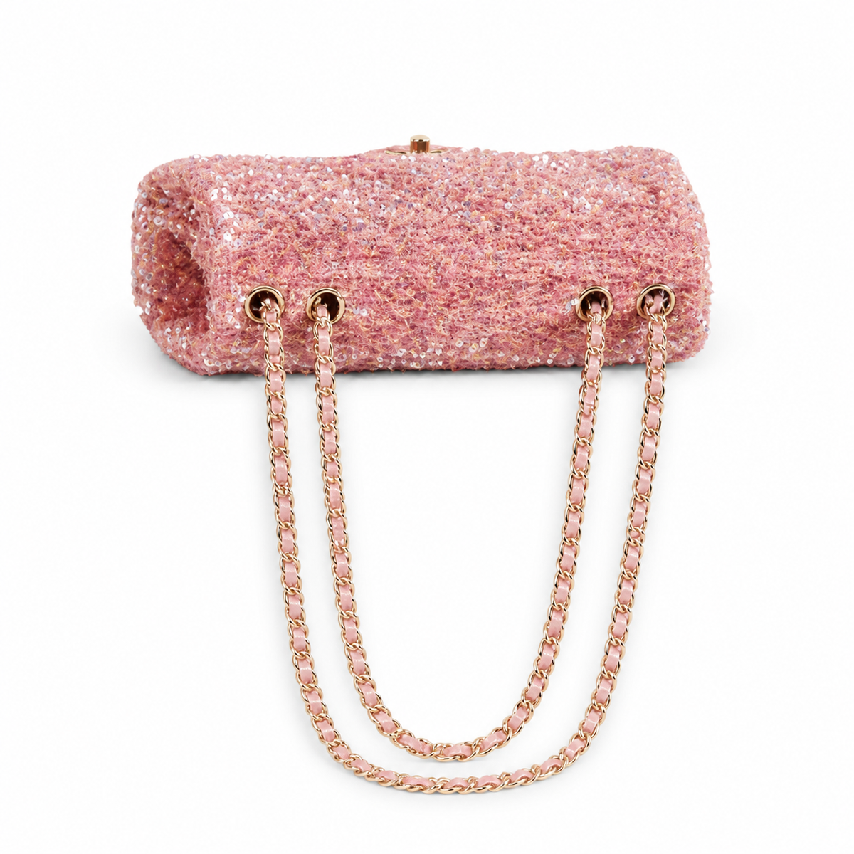 Chanel Quilted CC Rectangular Flap Bag | Gold Chain — 21cm