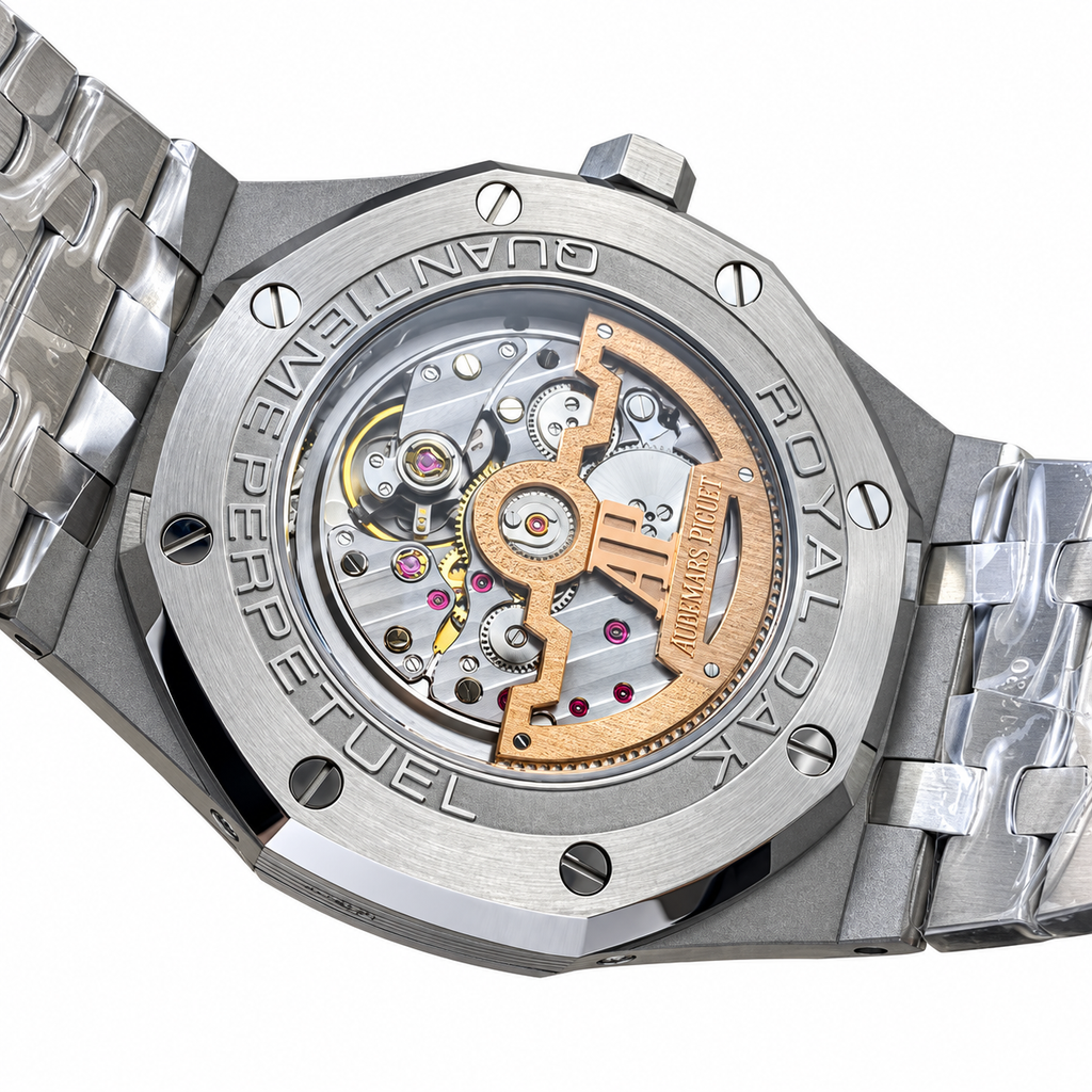Audemars Piguet Royal Oak Perpetual Calendar Moon Phase Steel Salmon