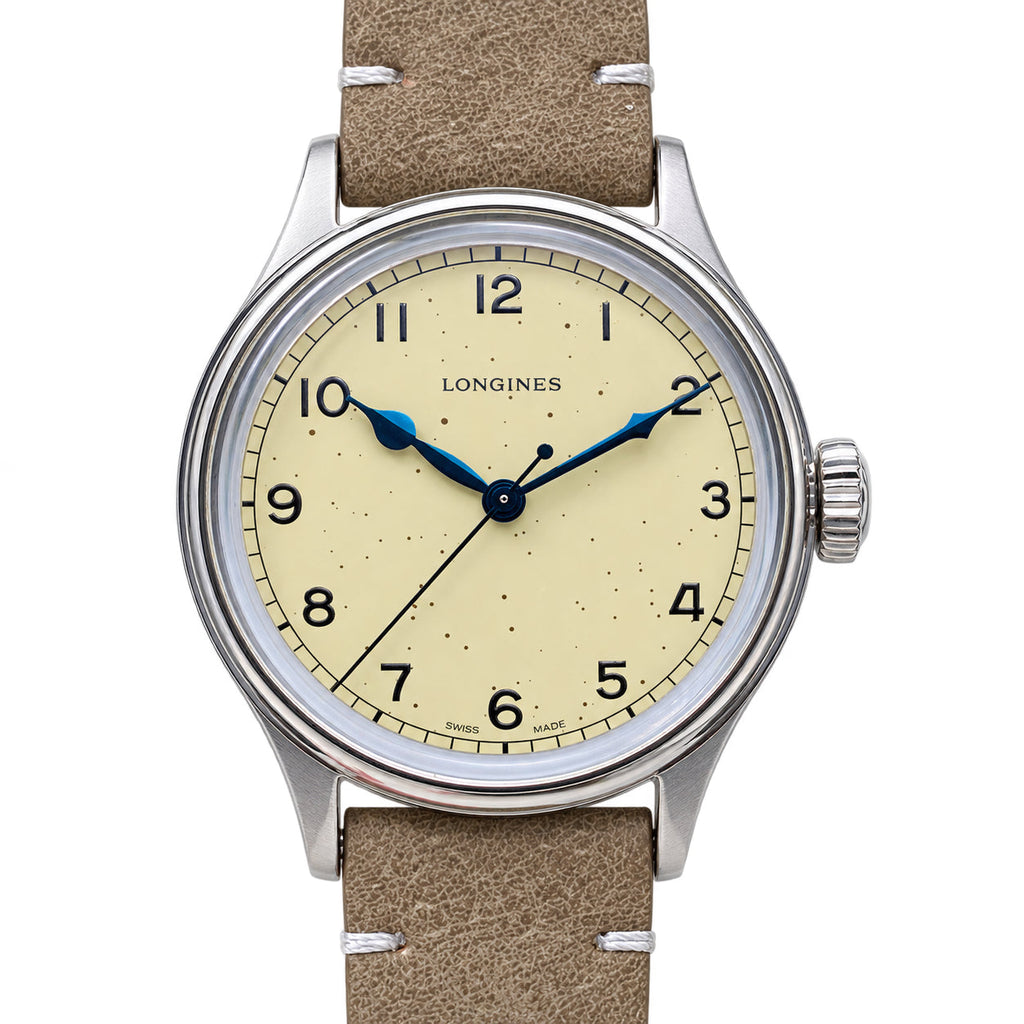 Longines Heritage Military Automatic Cream Dial Blued Hands