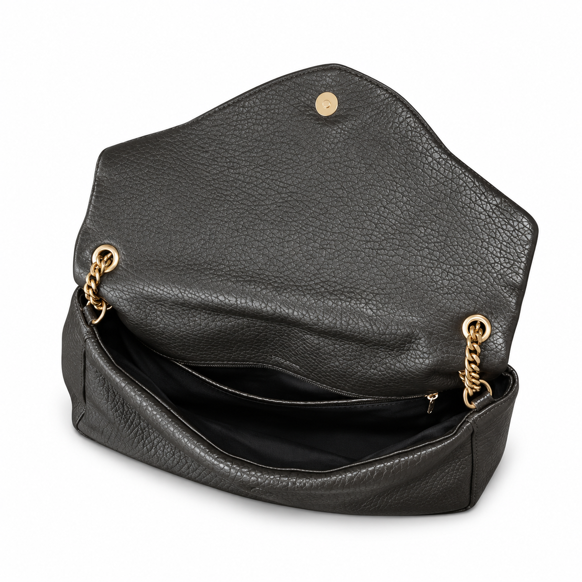 YSL Envelope Chain Bag Khaki