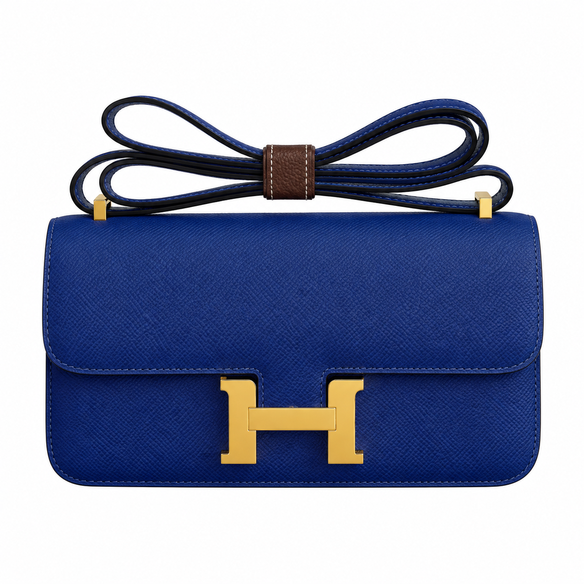 Hermès Constance 26 Bleu Electrique Chevre GHW
