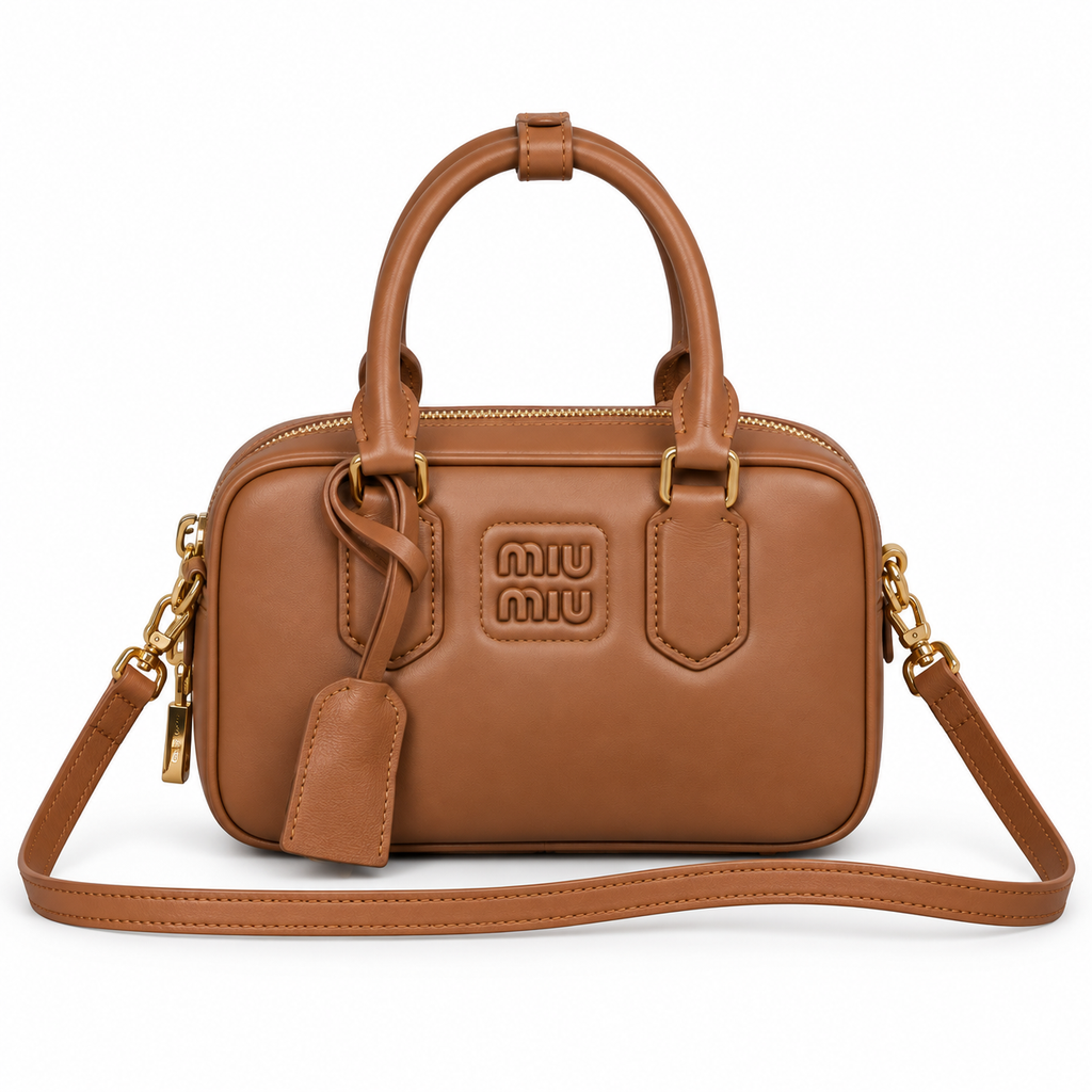 Miu Miu Leather Shoulder Bag 19×13×6 cm