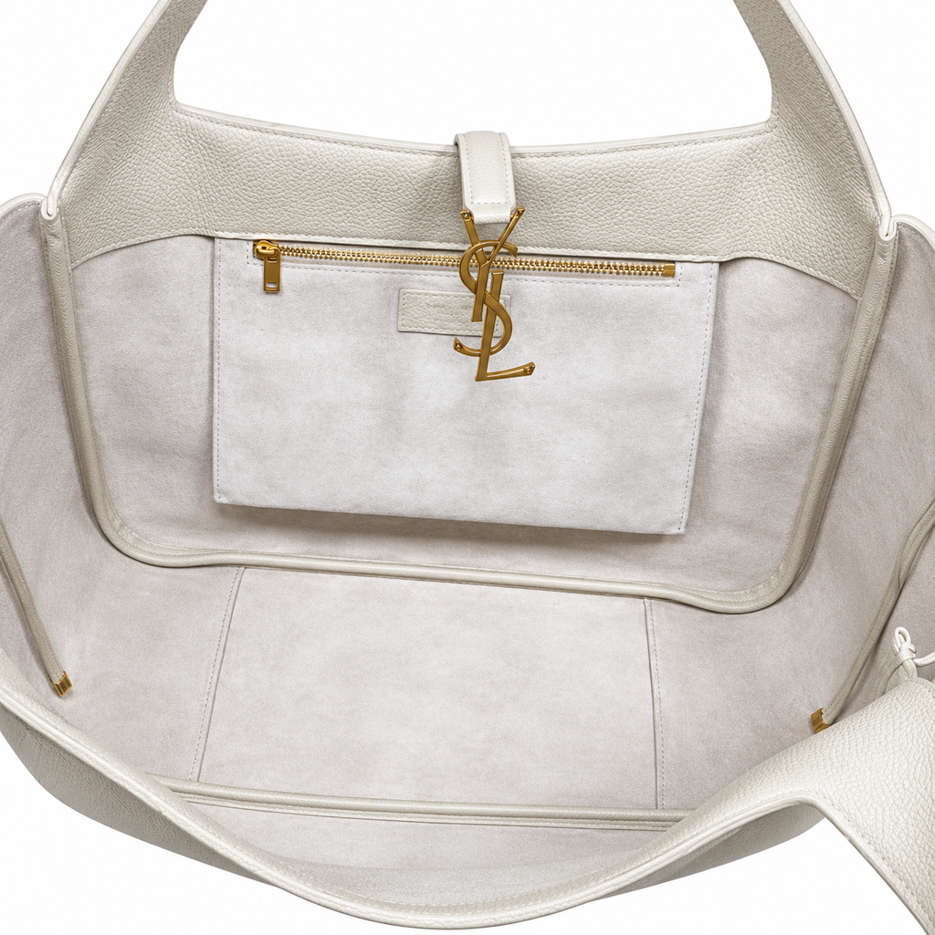 Saint Laurent Le 5 à 7 Hobo Bag – White