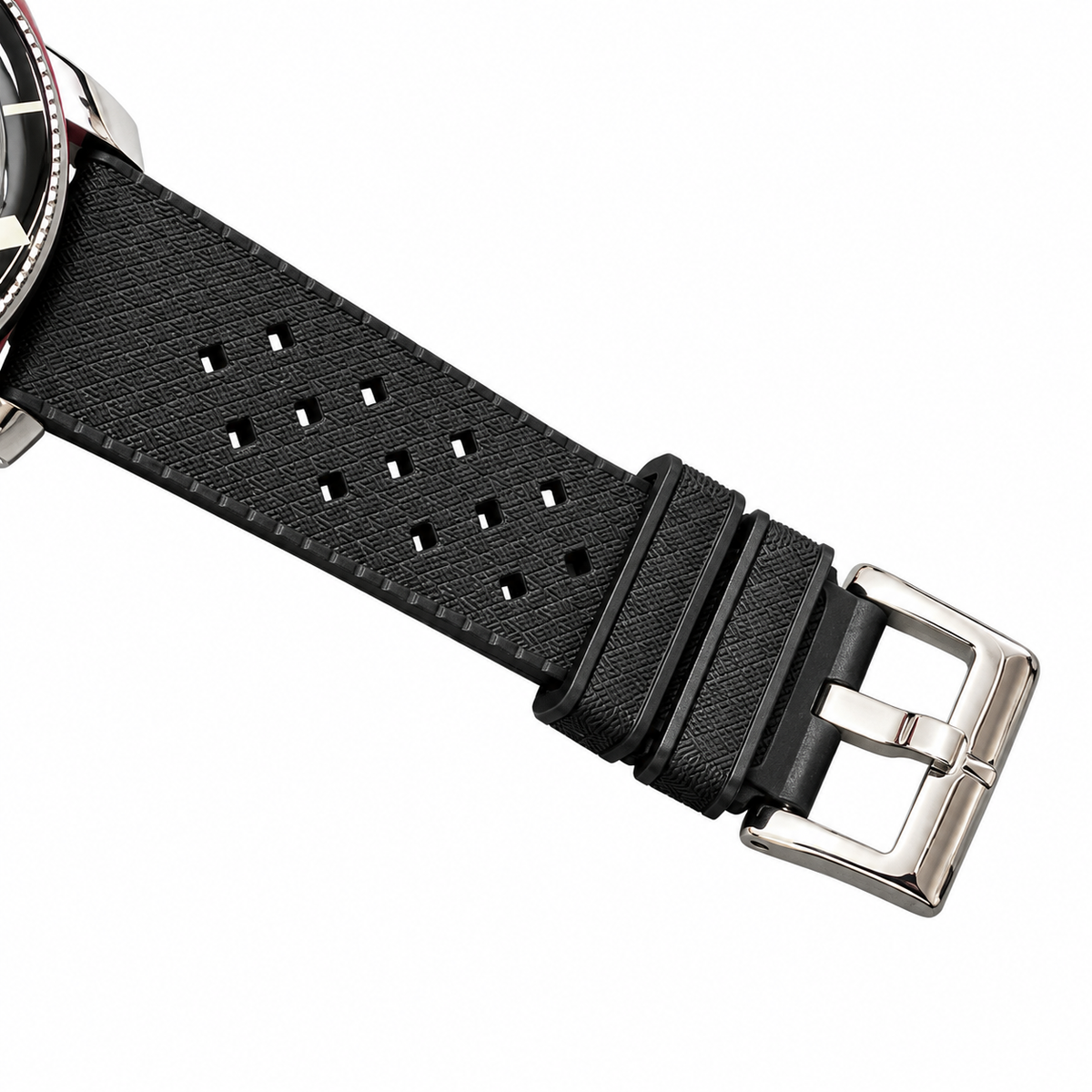 Blancpain Fifty Fathoms Barakuda Black Dial Vintage Rubber Diver Watch