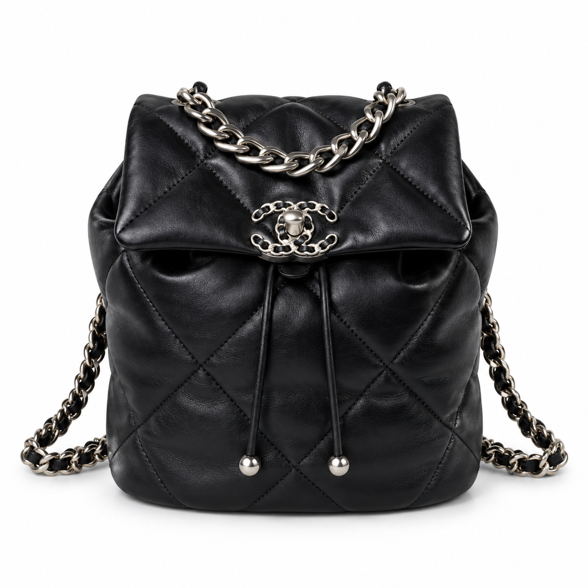 Chanel Quilted CC Backpack 26×22×16cm
