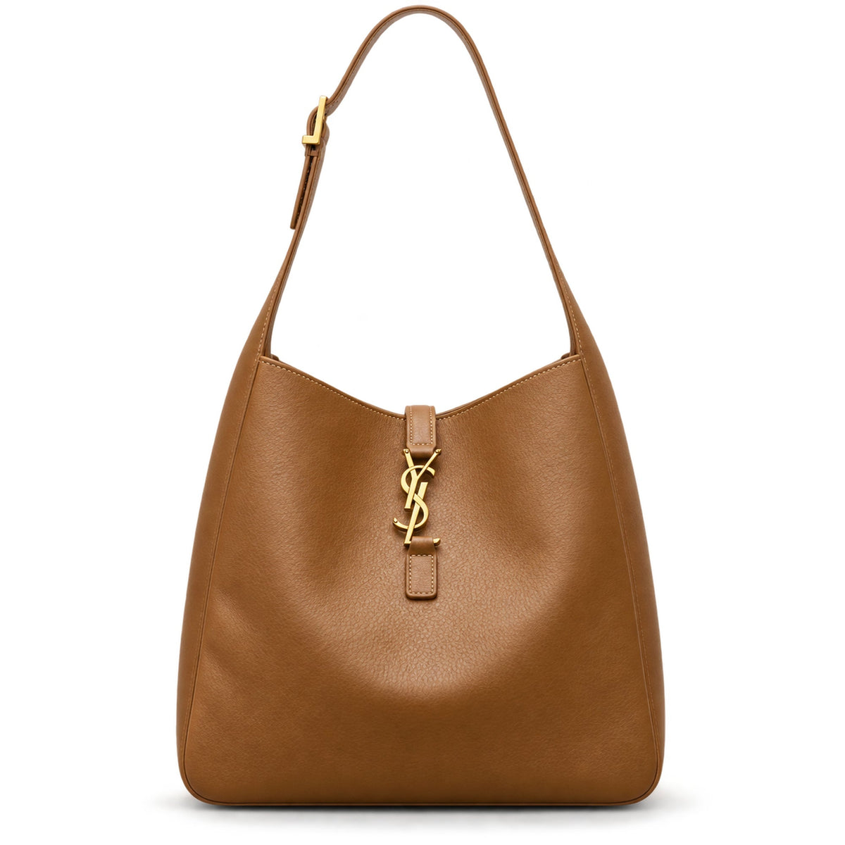 YSL Saint Laurent Le 5 à 7 Large Hobo Bag Camel
