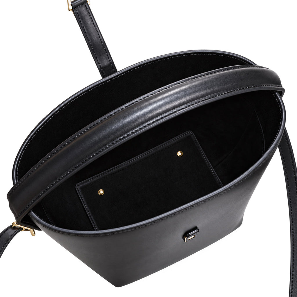 YSL Le 37 Bucket Bag – Black Smooth Leather