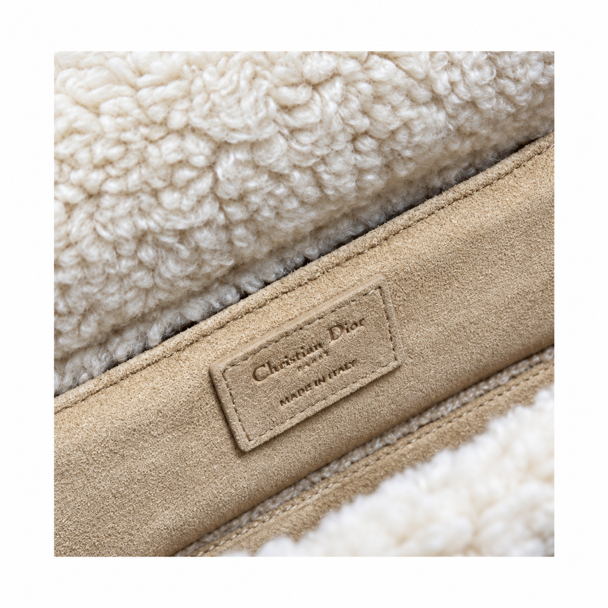 Dior Cannage Quilted Flat Shoulder Clutch 26cm