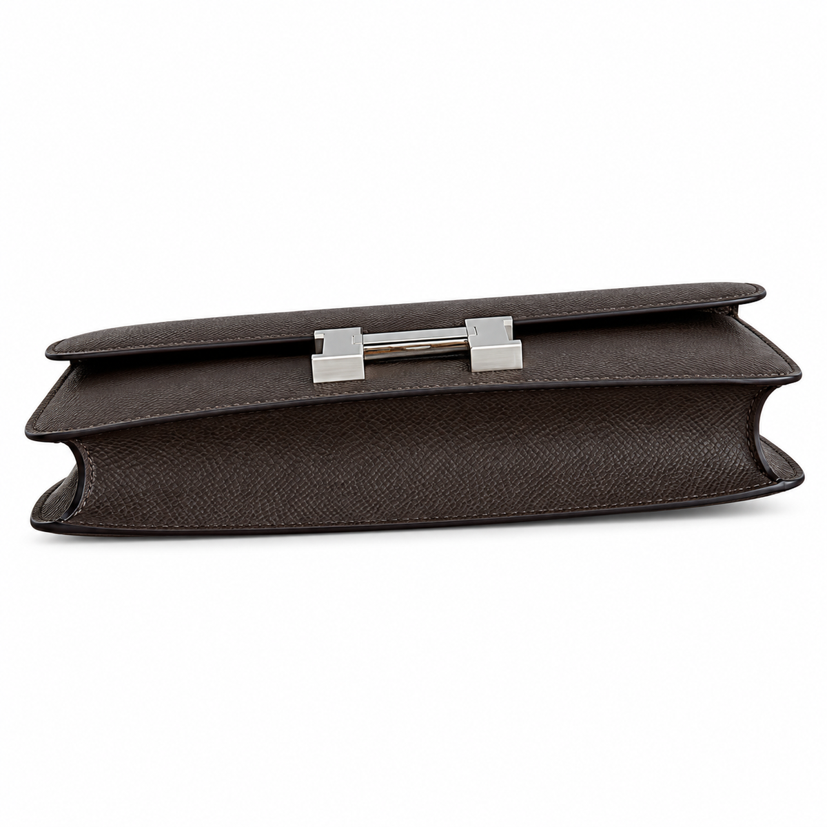Hermès Lindy 26cm Crossbody Bag – Ebony & Silver | Dark Luxury Leather