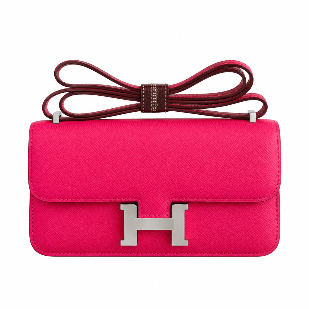 Hermès Constance 26 Rose Tyrien Epsom Palladium HW